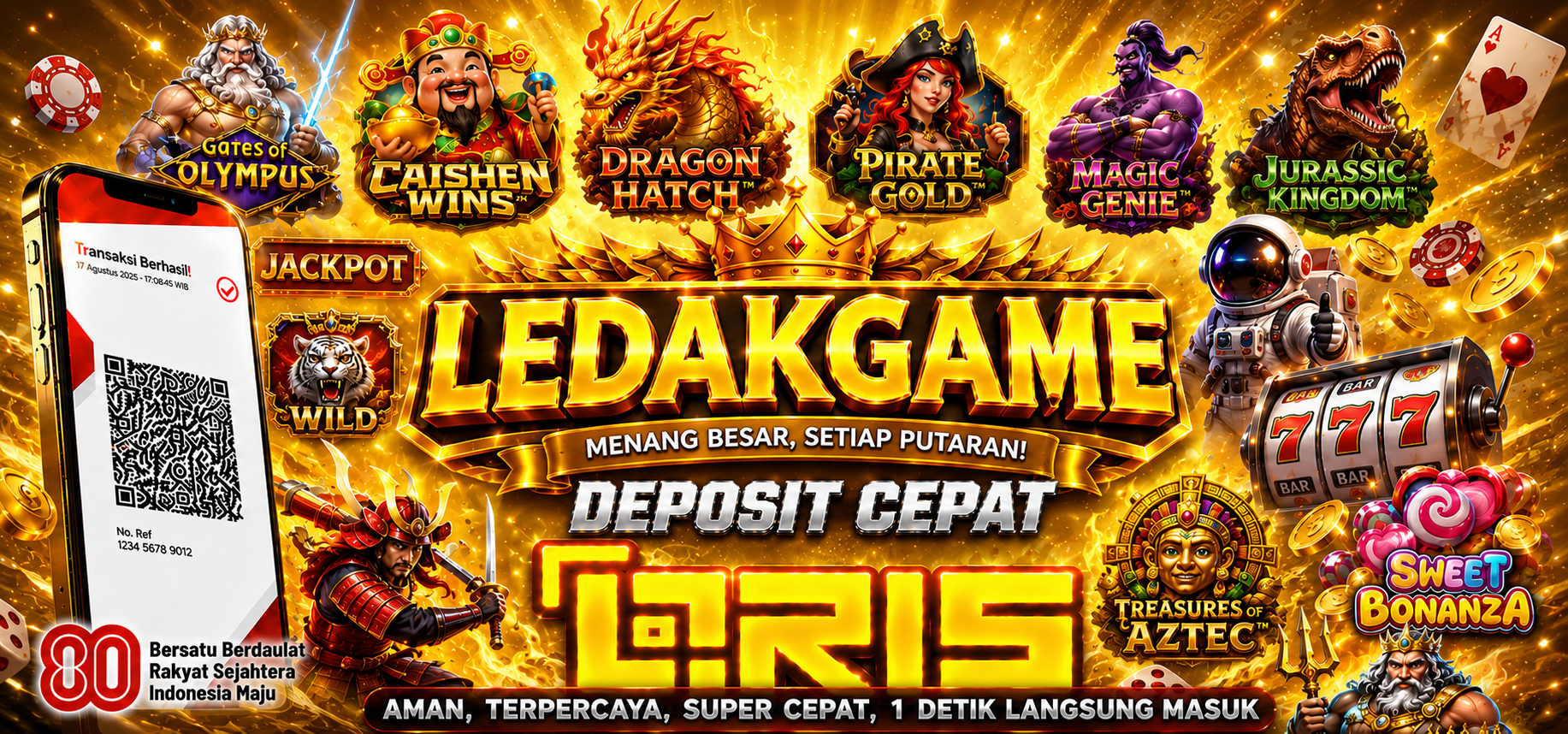LEDAKGAME: Gaming Santai Seru dan Unik